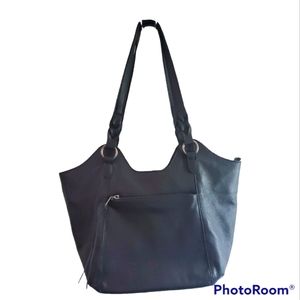 The Sak Sierra Shopper Leather Tote Bag, Black